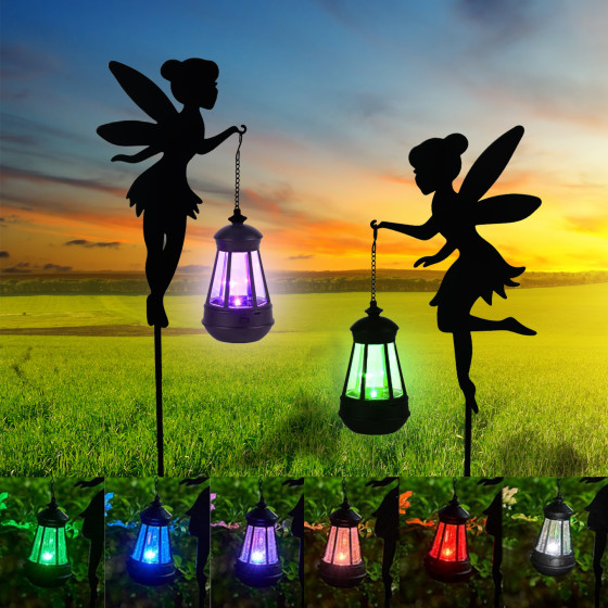 Enchanted Fairy Solar Stake Lights - Color-Changing LED Garden Decor